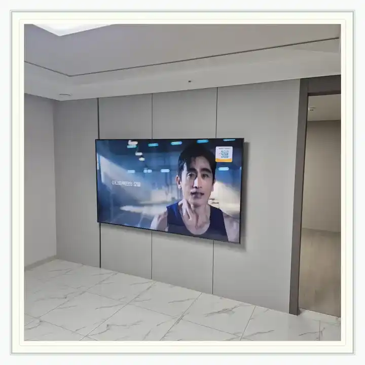벽걸이TV 거치대 참고 사진 · 방배그랑자이 설치 조건