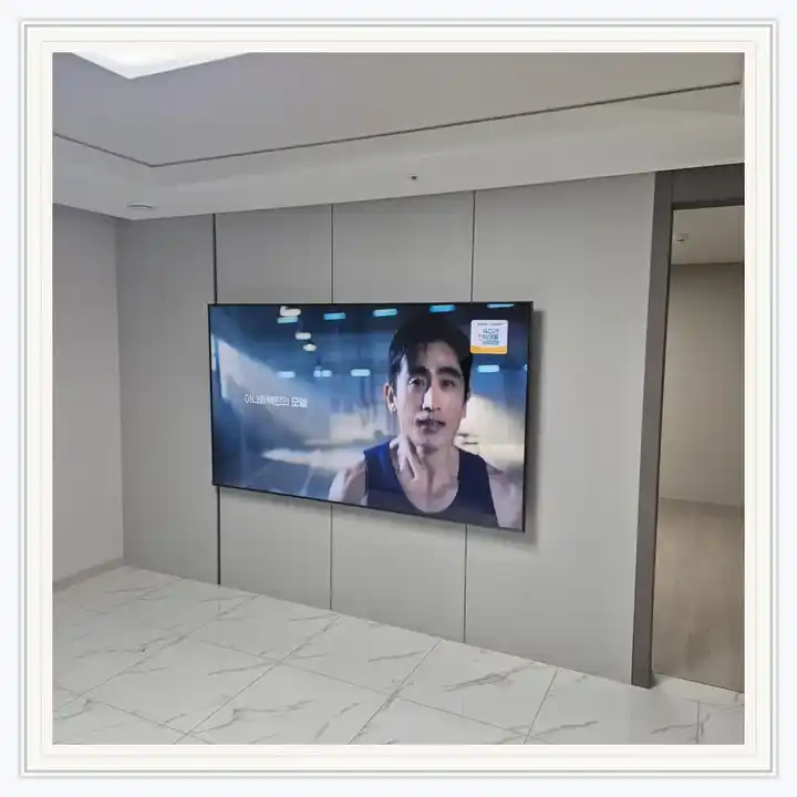 벽걸이TV 거치대 참고 사진 · 사가정센트럴아이파크 설치 조건